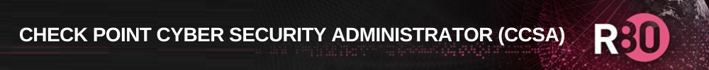 Check Point Cyber Security Administrator (CCSA) banner