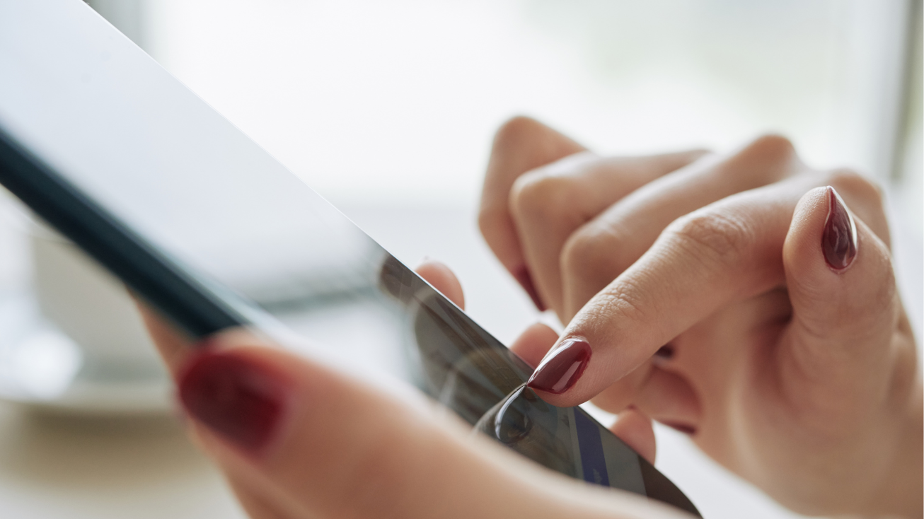 Track runner from above